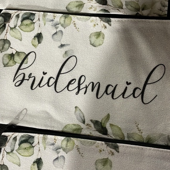 Wedding bridesmaid pounch bag - Picture 3 of 5
